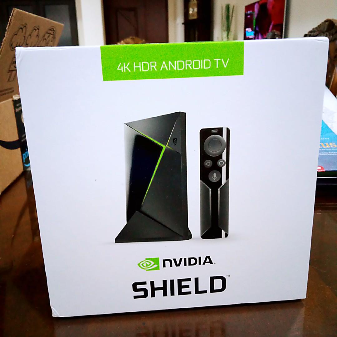 NVIDIA Shield TV Android TV 4K HDR – Boîtier Multimédia Avec Processeur Tetra X1