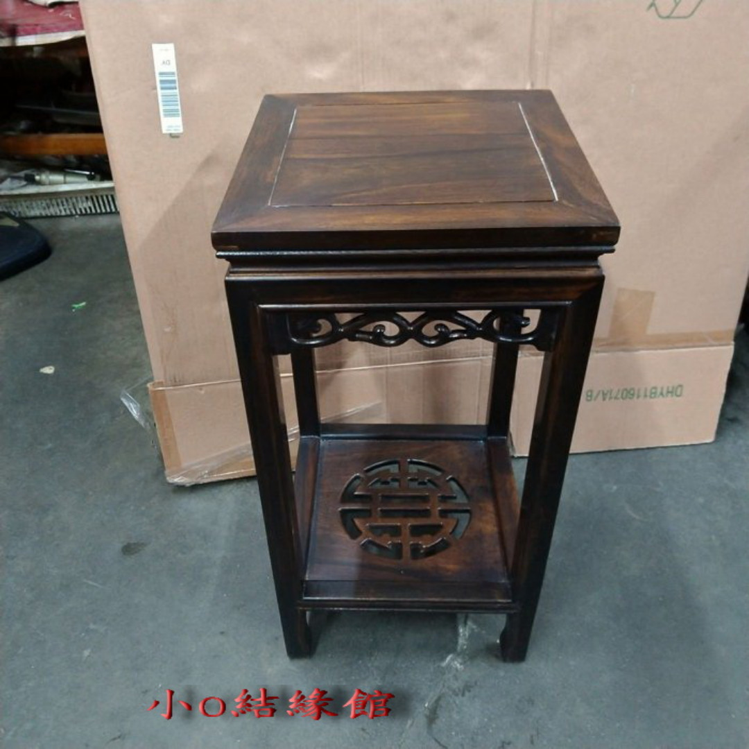 小o結緣館仿古傢俱花台.聚寶瓶.盆栽.晶洞座.水晶座.雕刻品.藝品架