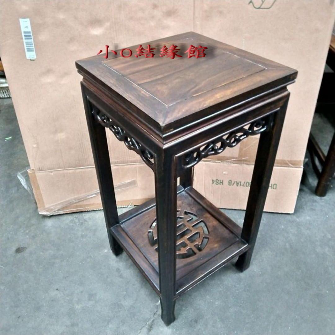 花台　木製　置物　台座　水晶台 花台木製置物台座水晶台