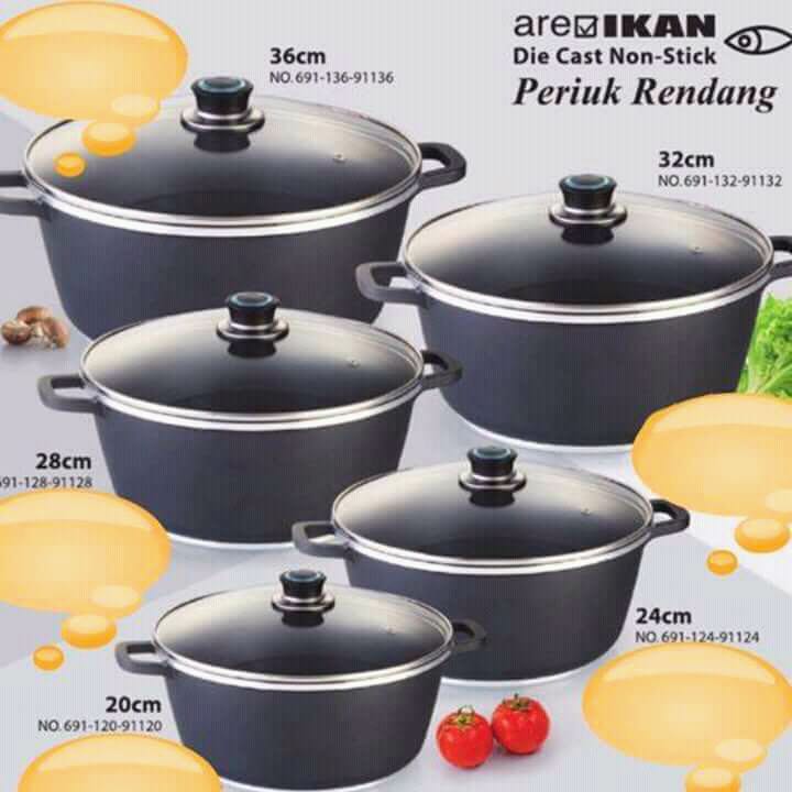 Periuk Rendang Non Stick Pot Furniture Home Living Kitchenware Tableware Cookware Accessories On Carousell
