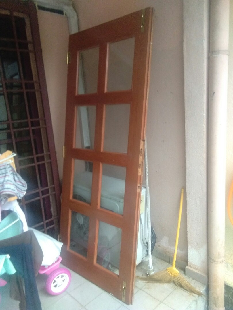 Pintu Office Kayu Solid 8 Cermin Everything Else Others On Carou Pintu Office Kayu Solid 8 Cermin