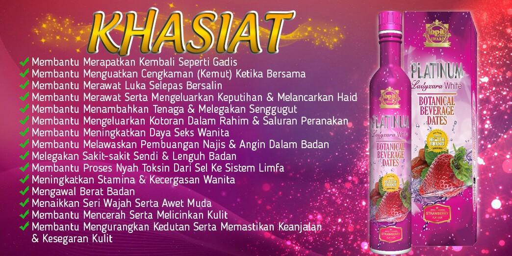 Platinum Ladyxara White Juice Extra Collagen Health Beauty Skin Bath Body On Carousell