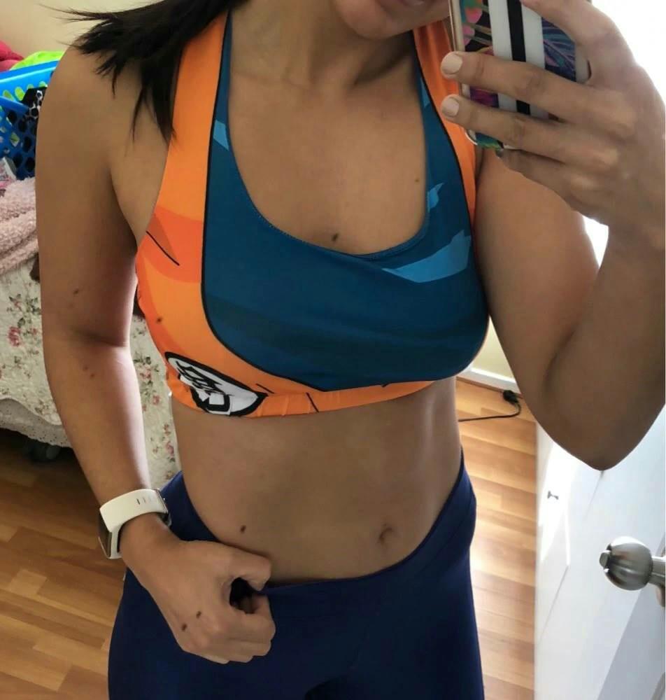 superhero sports bra