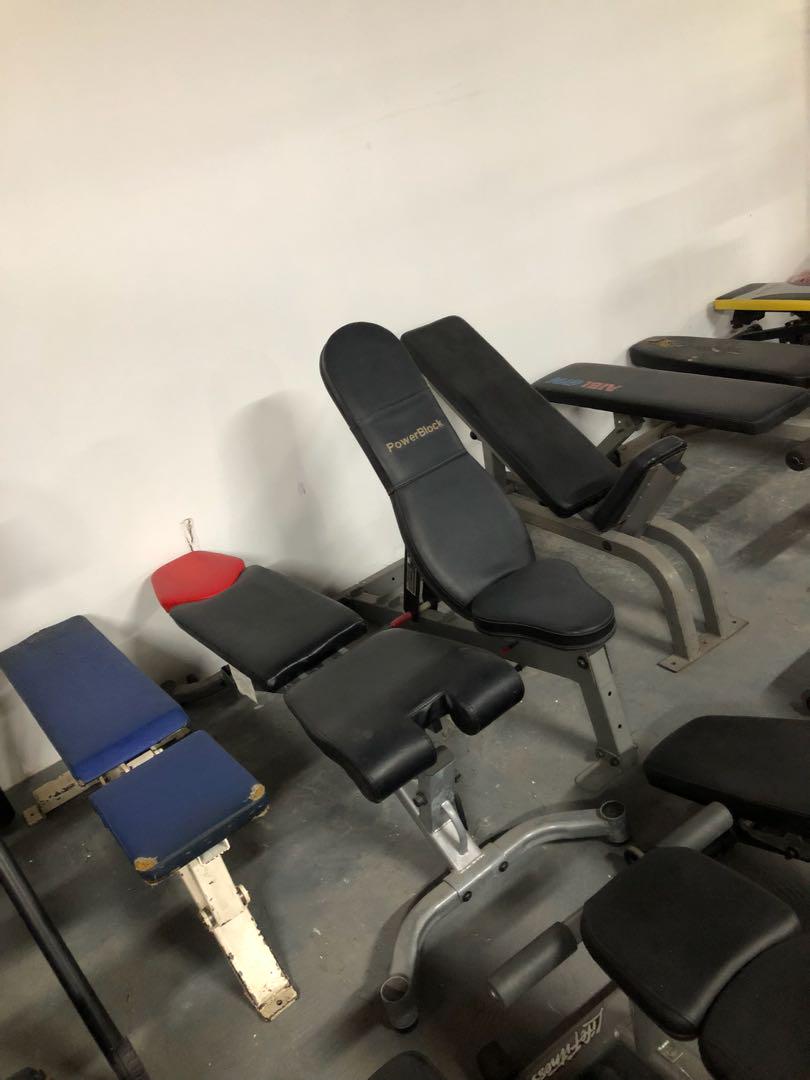 Pre owned Workout Benches flat incline abs abdominal exercise