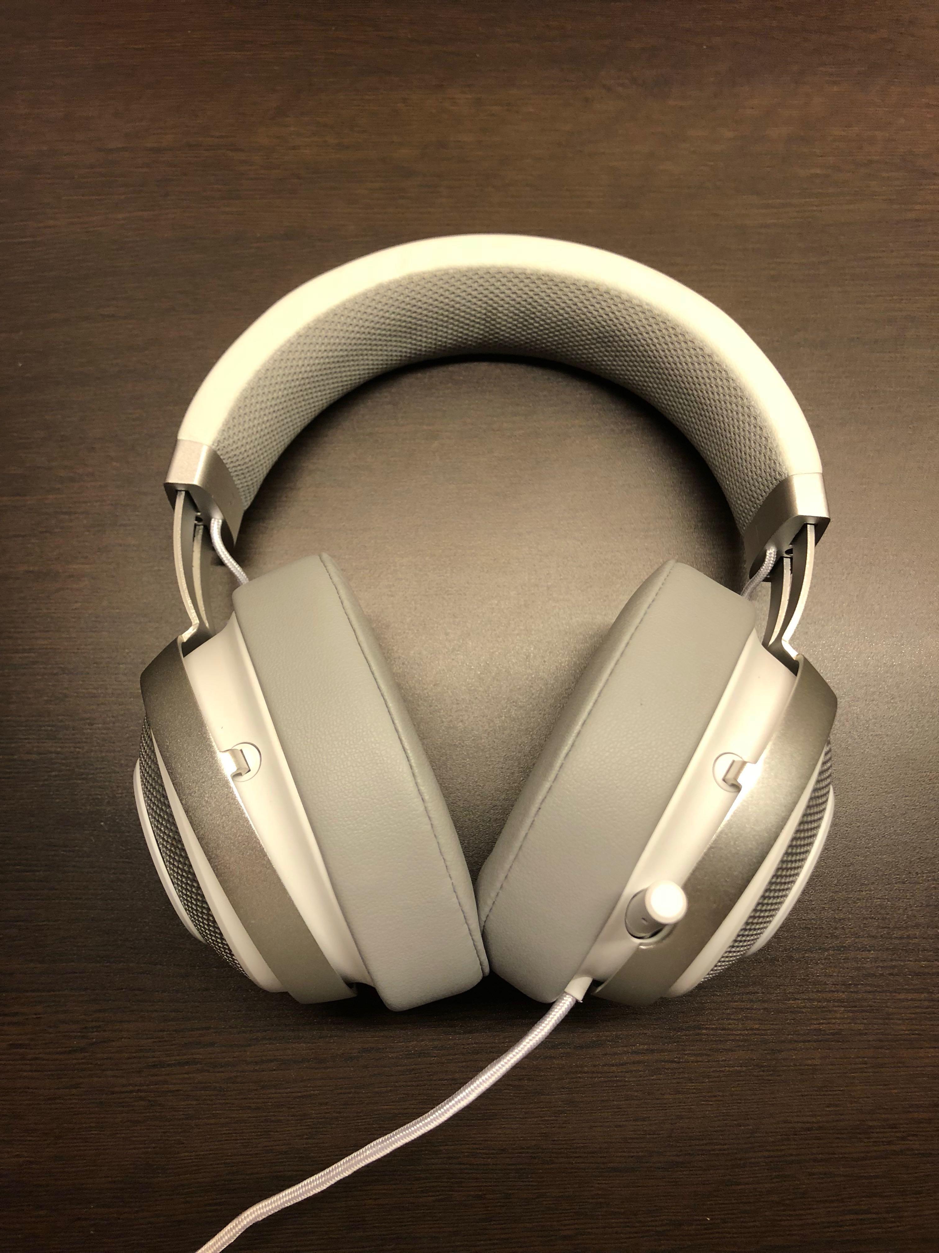 Razer Kraken 7 1 V2 Mercury White Used Audio Headphones Headsets On Carousell