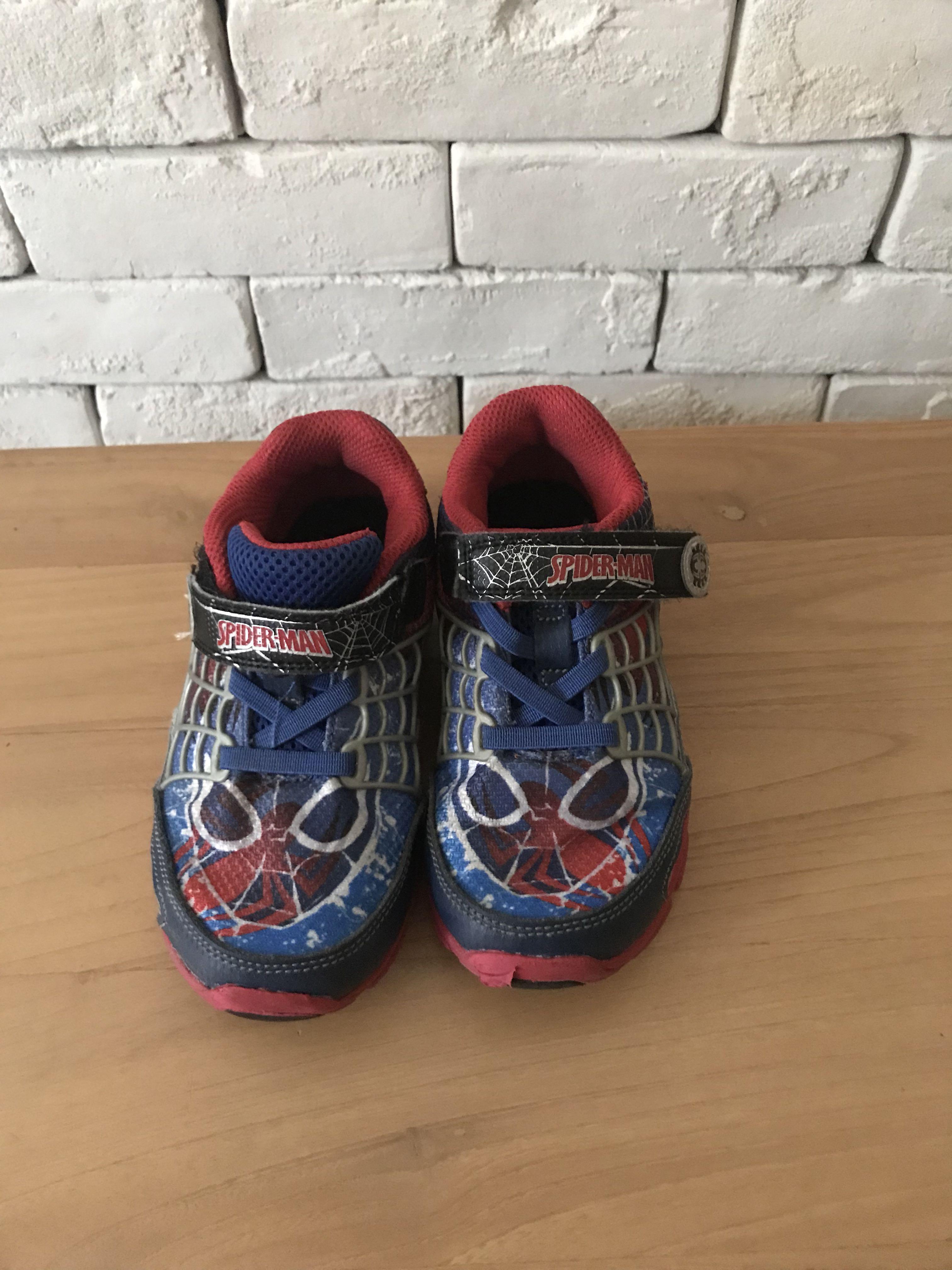 stride rite spider man light up shoes