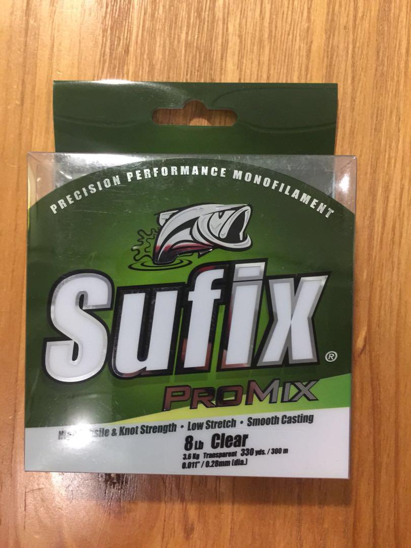 Suffix Promix Mono 8lb 300 meters, Sports Equipment, Sports & Games,  Billiards & Bowling on Carousell