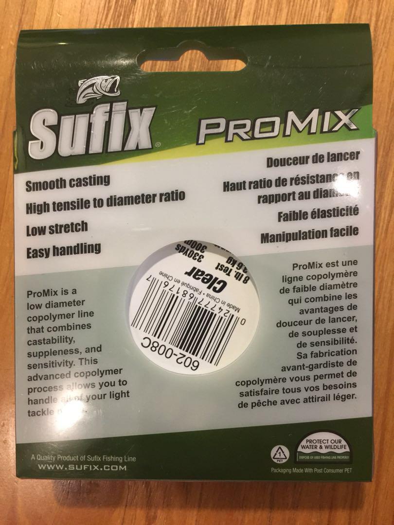 Suffix Promix Mono 8lb 300 meters, Sports Equipment, Sports & Games,  Billiards & Bowling on Carousell
