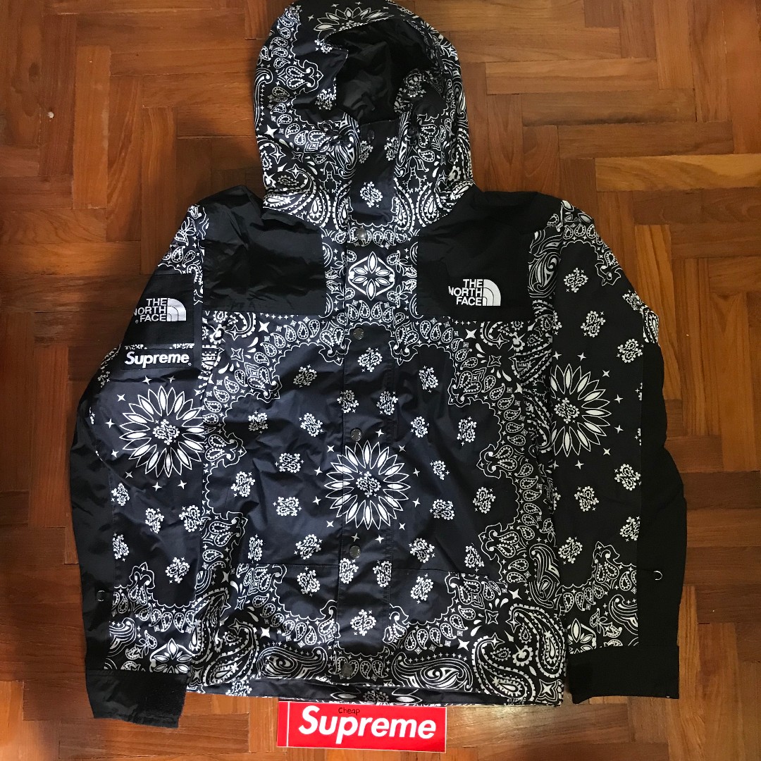 the north face 1992 paisley nuptse