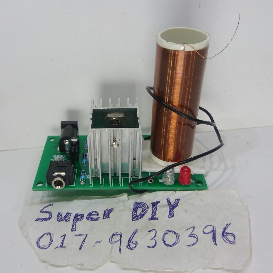 Fasizi DC 15-24V 15W Mini Muziek Tesla Coil Plasma Speaker diy kits plasma luidspreker Tesla Draadloze Transmissie Diy KITS