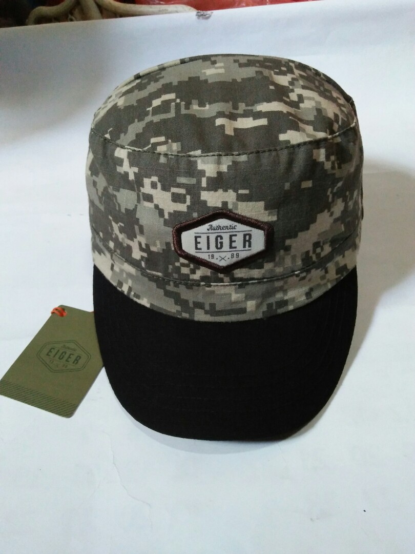 Topi U S Army Russian Hat Military Brand Eiger Vintage Authentic Original Rare Limited Edition Full Tag Logo Brand Logo Brand Full Bordir Model Topi Bisa Di Bolak Balik Bisa Motif Camo Maupun Warna Hitam