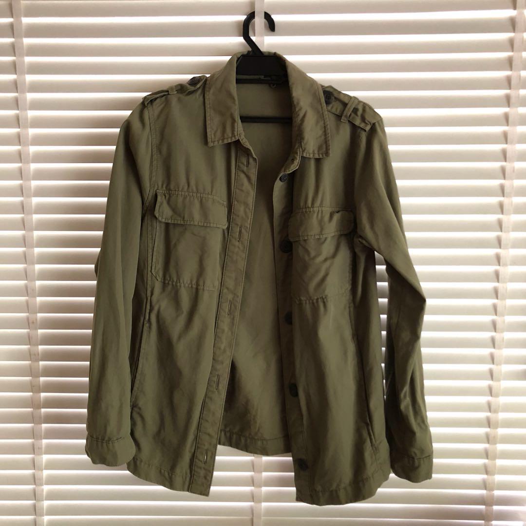 TOPSHOP Army Green Military Shirt Jacket Women s Fashion Coats