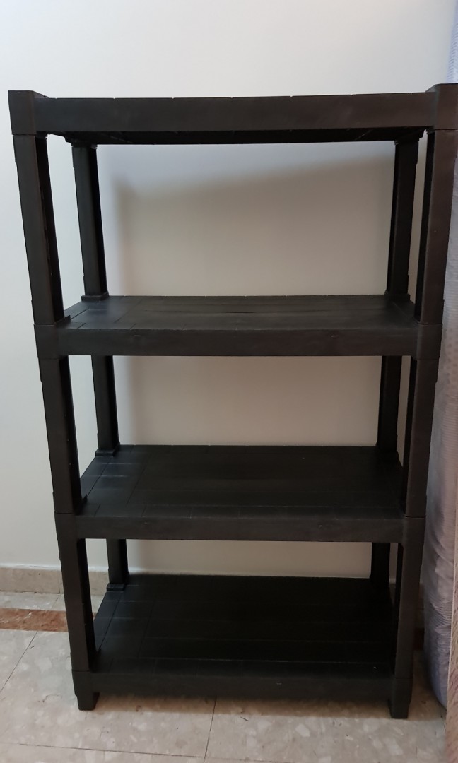 Toyogo heavy duty 4 tier shelving, Furniture & Home Living, Furniture