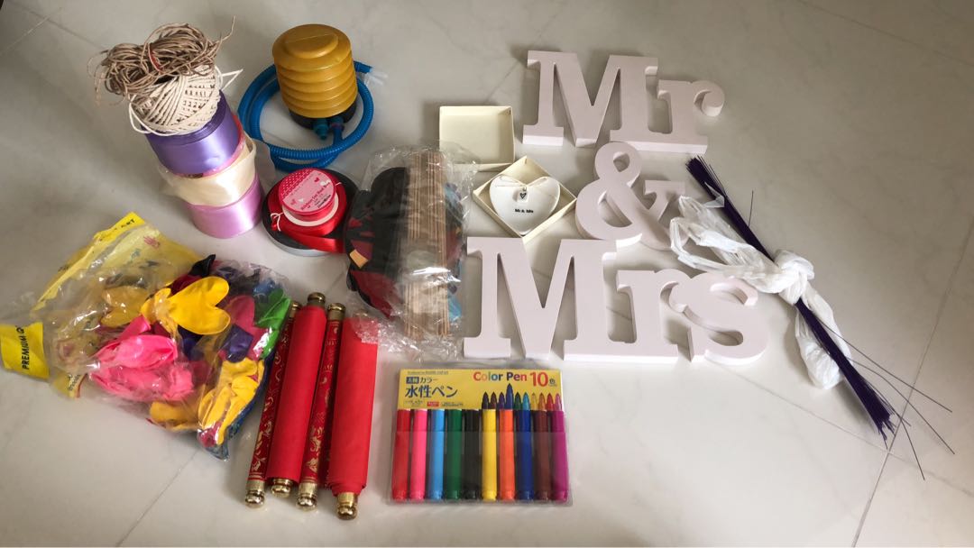 Used Wedding Props Design Craft Craft Supplies Tools On Carousell