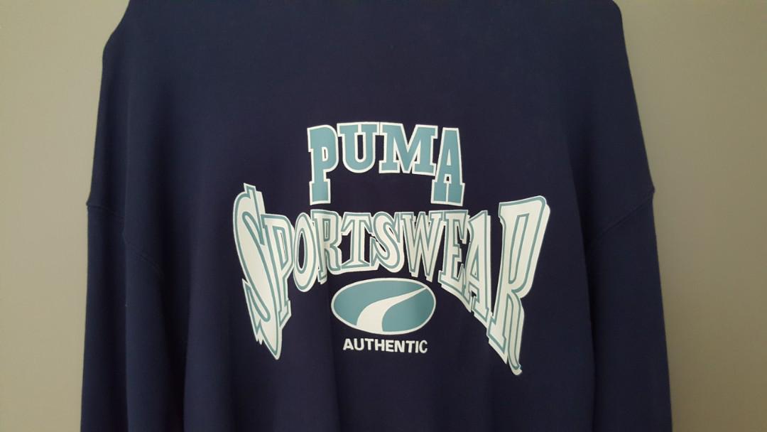 vintage puma hoodie