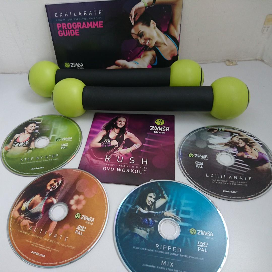 Zumba Dumbbell & Disks, Sports Equipment, Exercise & Fitness, Weights ...