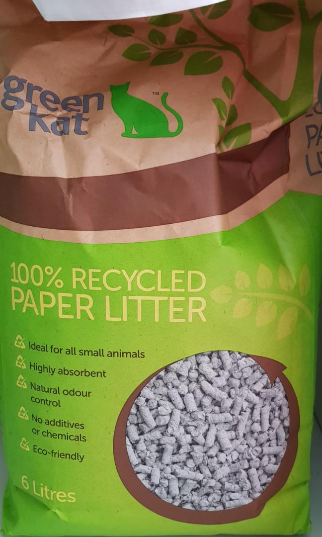 100 recycled paper litter for cats or dogs, Pet Supplies, Homes