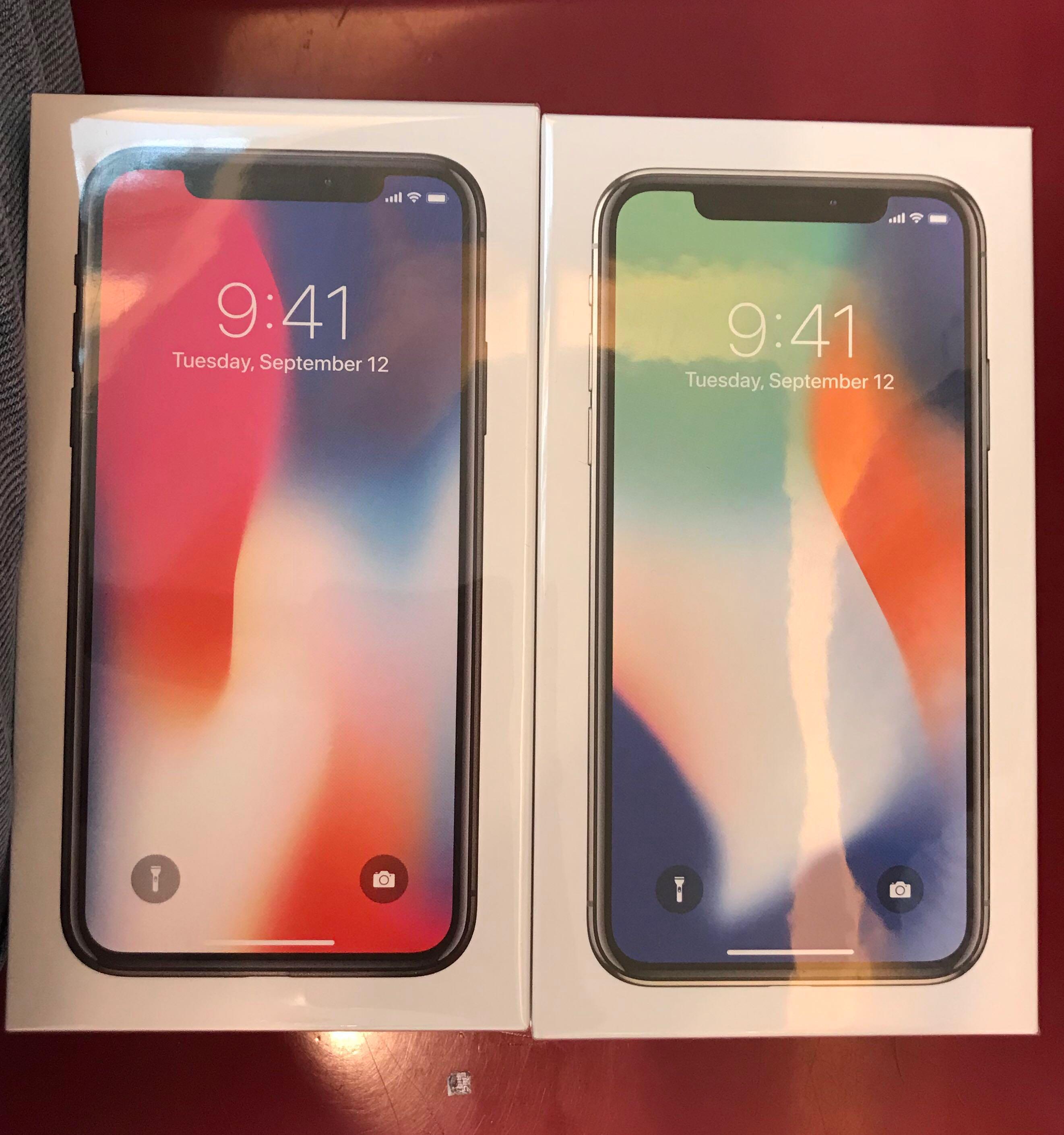 全新無開封iphone X 256gb 電子產品 手提電話 Carousell