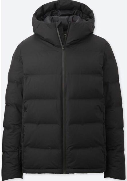 Uniqlo seamless down parka black top