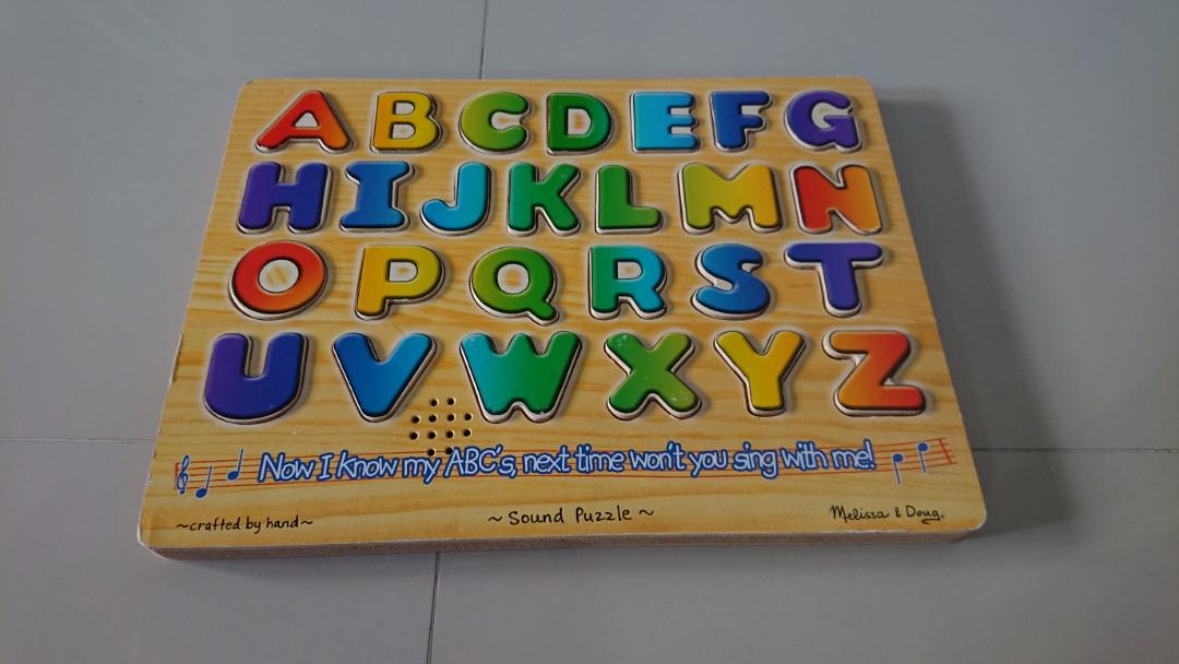 melissa and doug abc puzzle