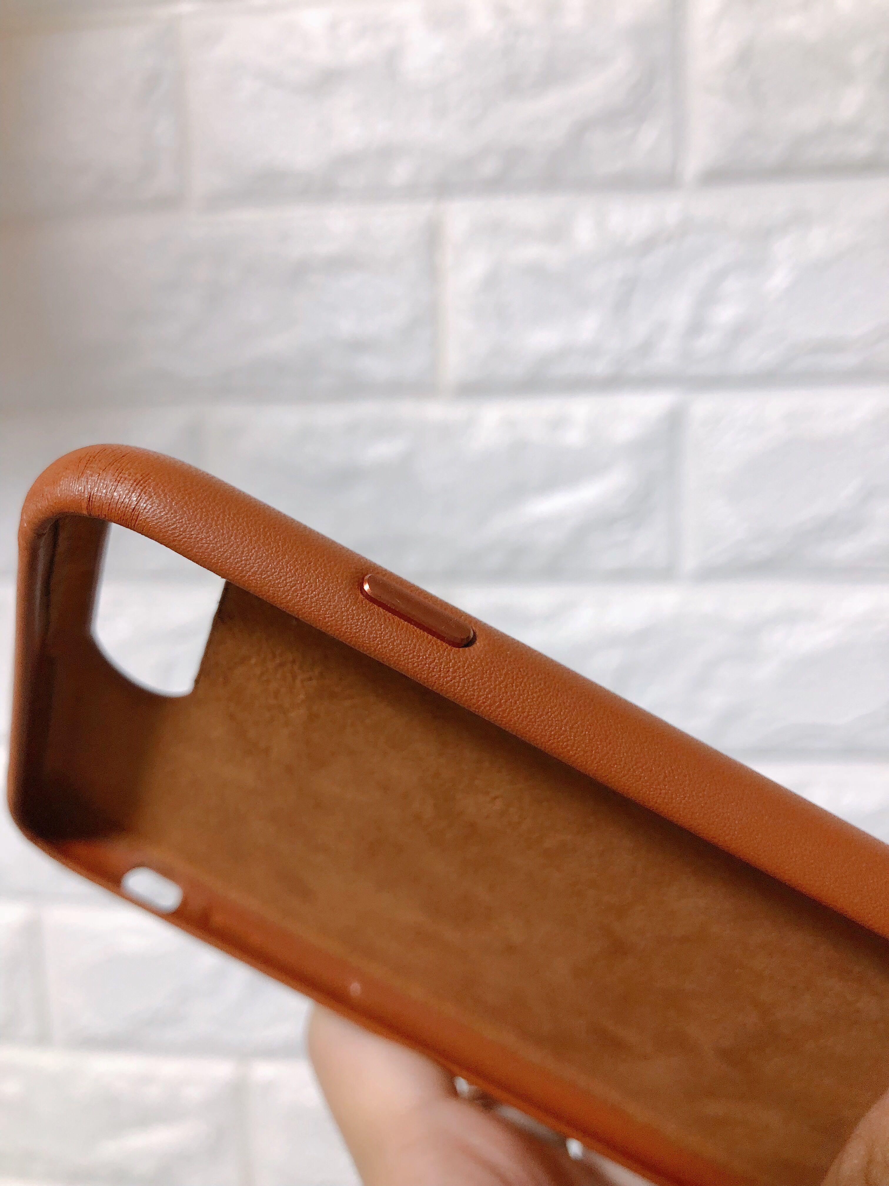 Apple Iphone 8 Plus 7 Plus Leather Case Saddle Brown Apcom Ce