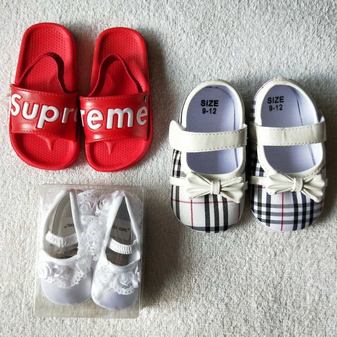 supreme baby shoes