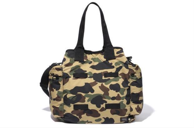 Bape Porter 1st Camo Military Tote Bag, Men's Fashion, Bags, Sling 