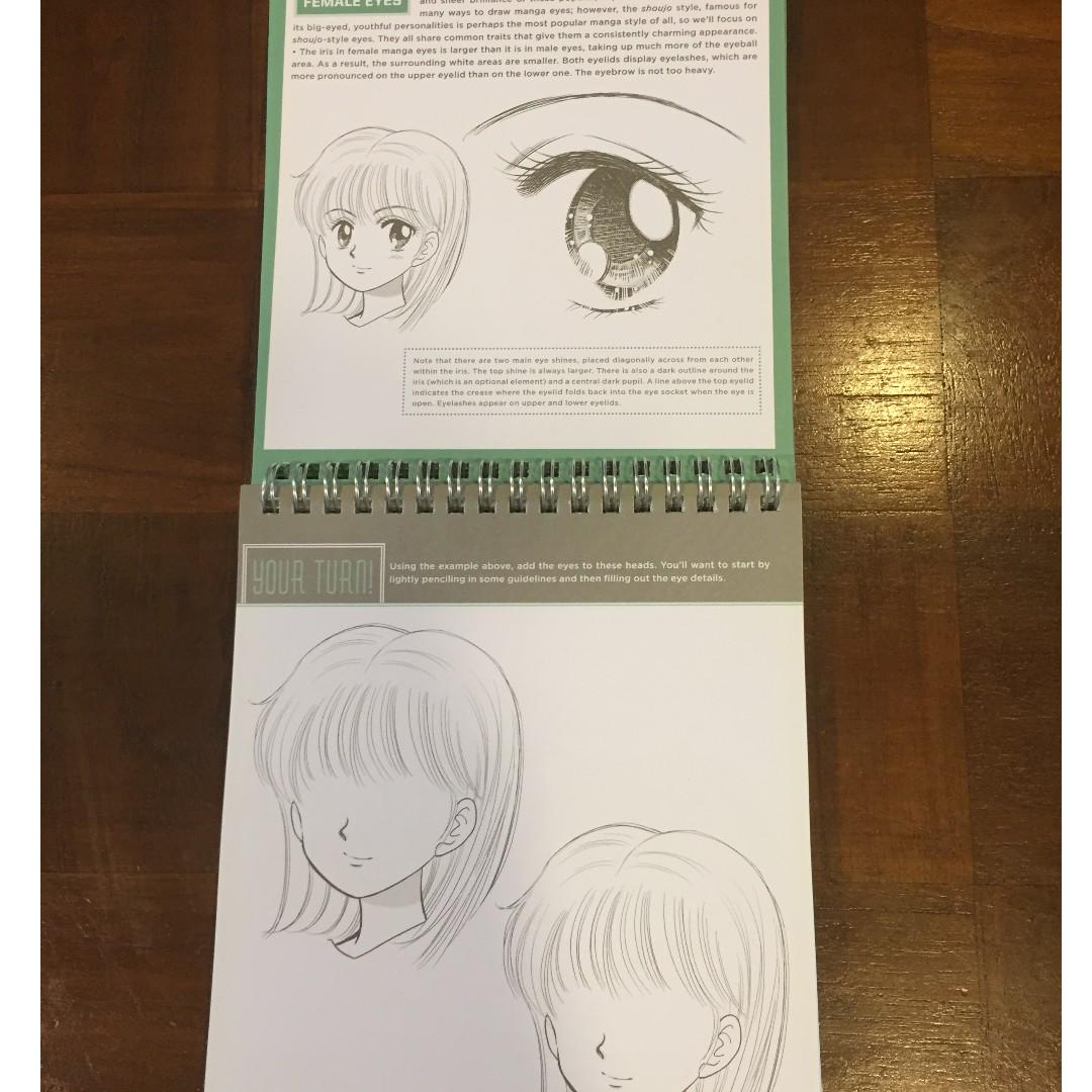 Brand New The Manga Artists S Workbook Easy To Follow Drawing