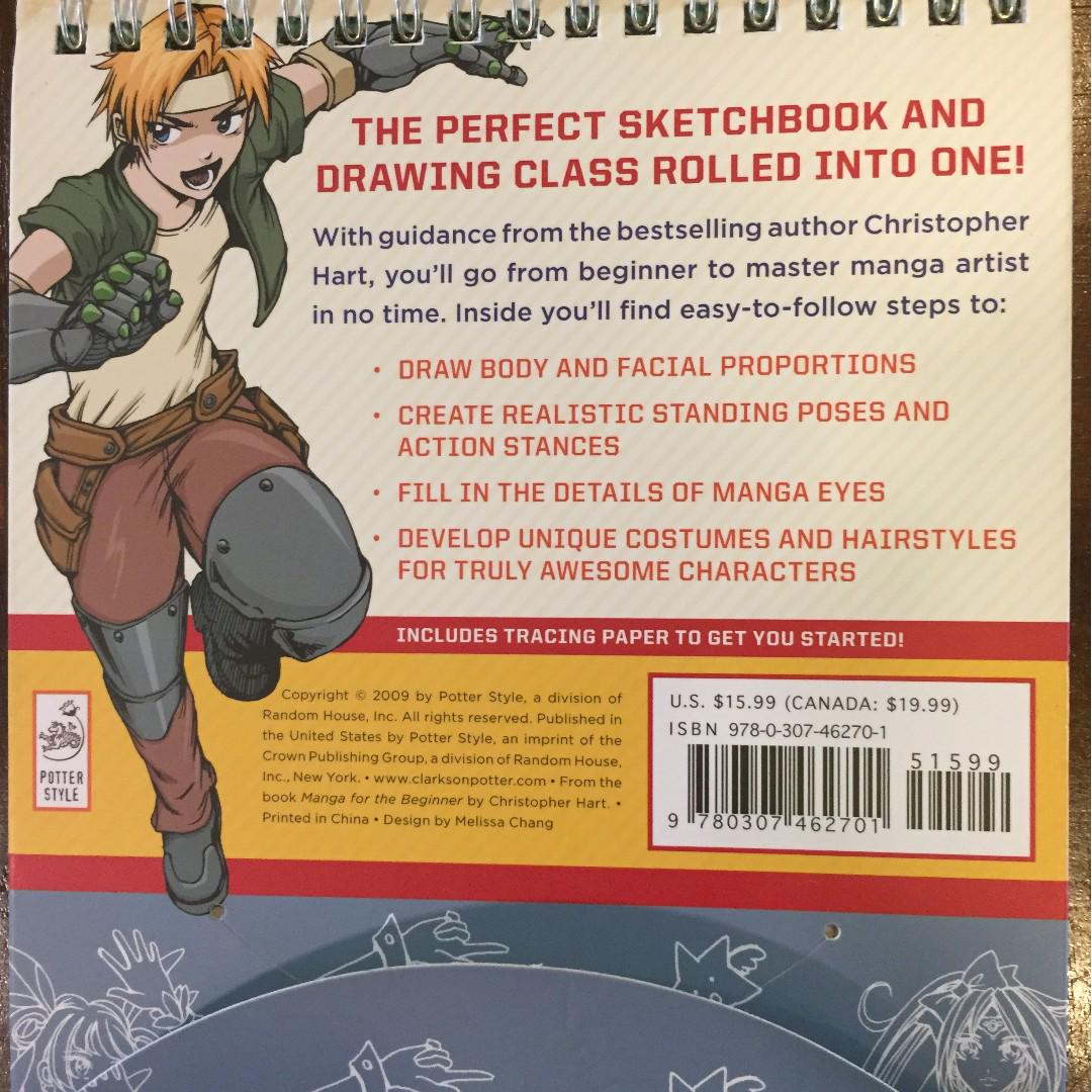 Brand New The Manga Artists S Workbook Easy To Follow Drawing