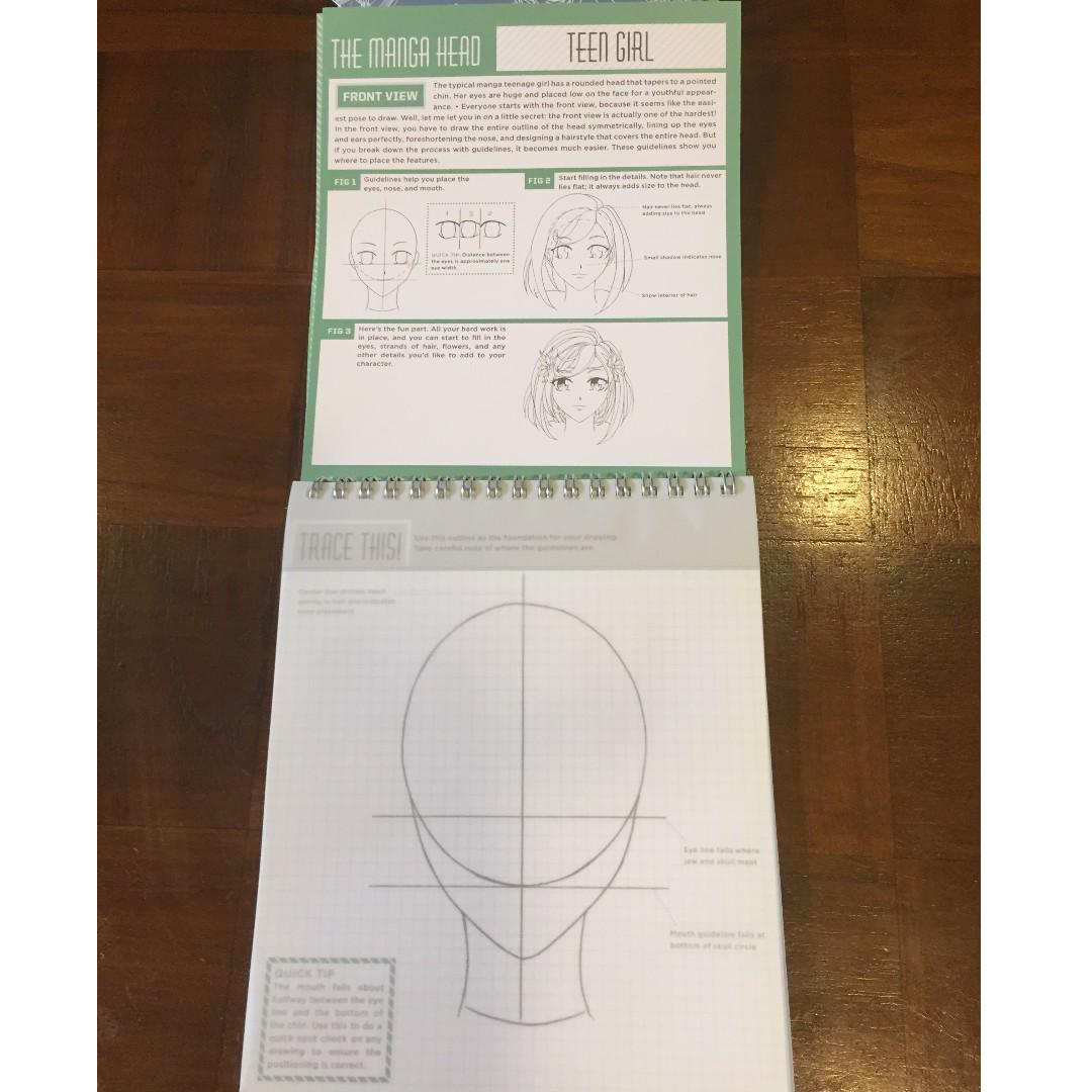 Brand New The Manga Artists S Workbook Easy To Follow Drawing