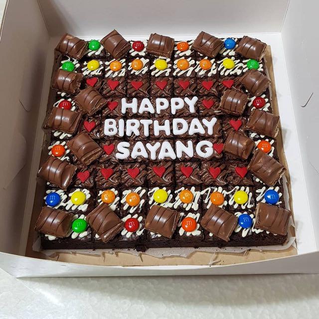 AMAZING Chocolate Brownie Birthday Cake - YouTube