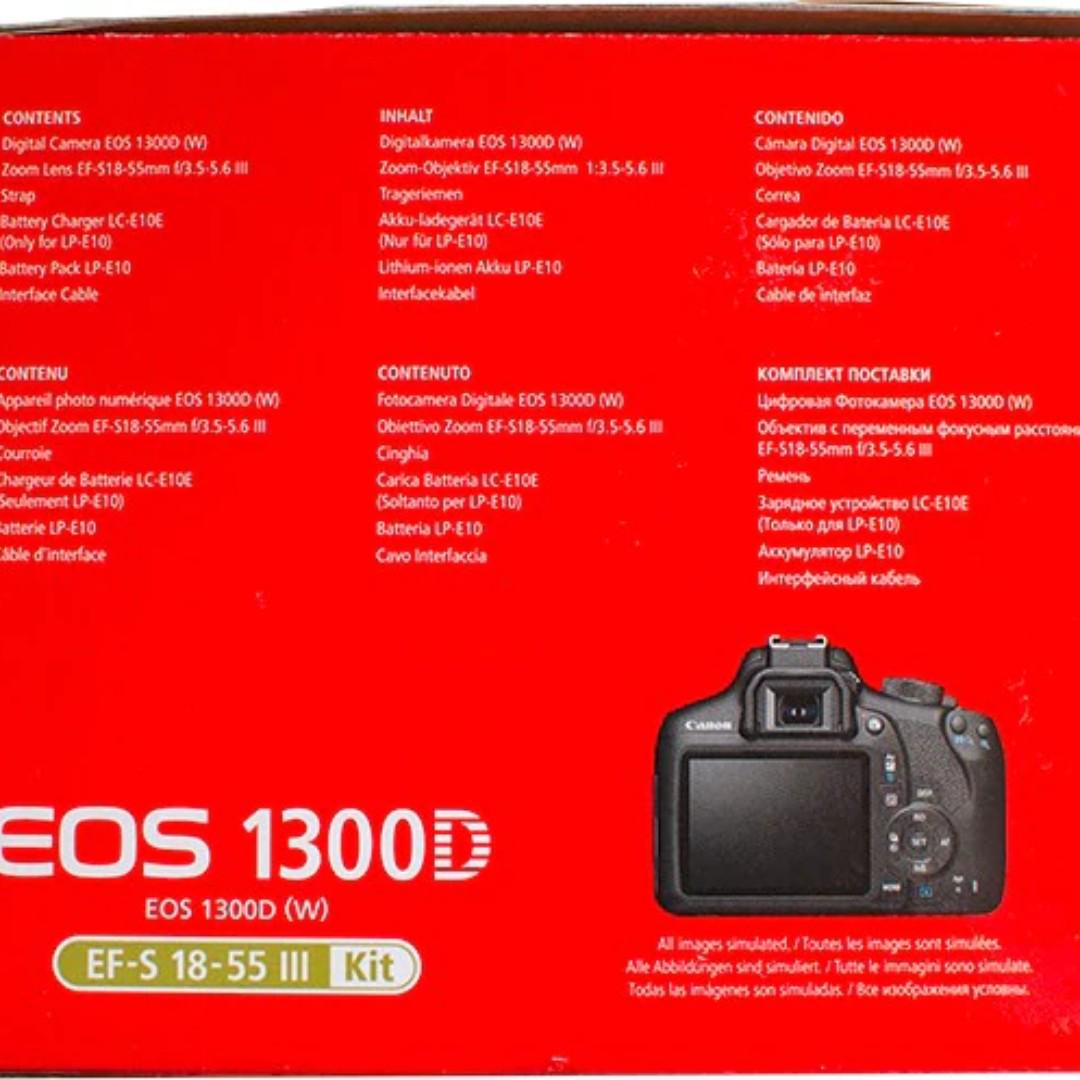 Canon 1300d Rebel T6 Dslr Camera With 18 55mm Lens Photography Camera Accessories Others On Carousell