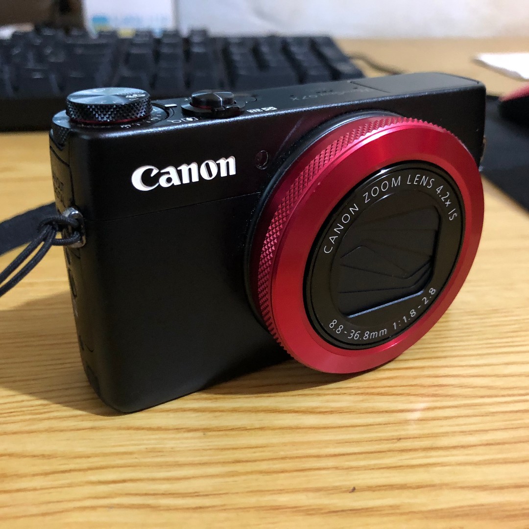 canon g7x red