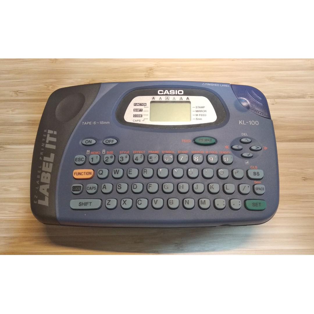 casio kl 130 label printer
