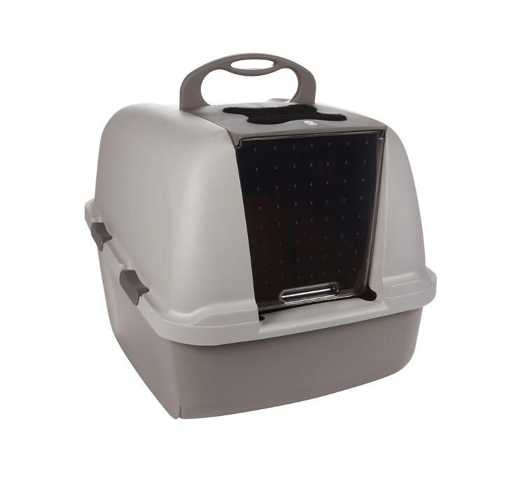 Catit Jumbo Hooded Litter Pan Warm Grey 60 00 With Free