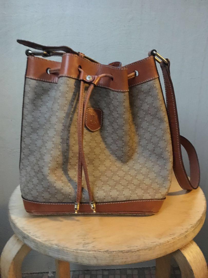 celine vintage bucket bag