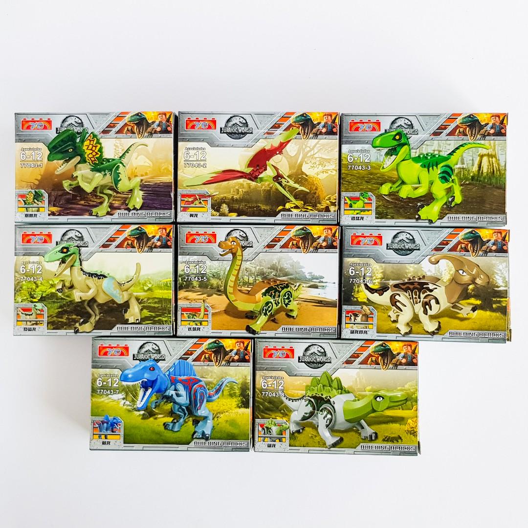 dinosaur building blocks set