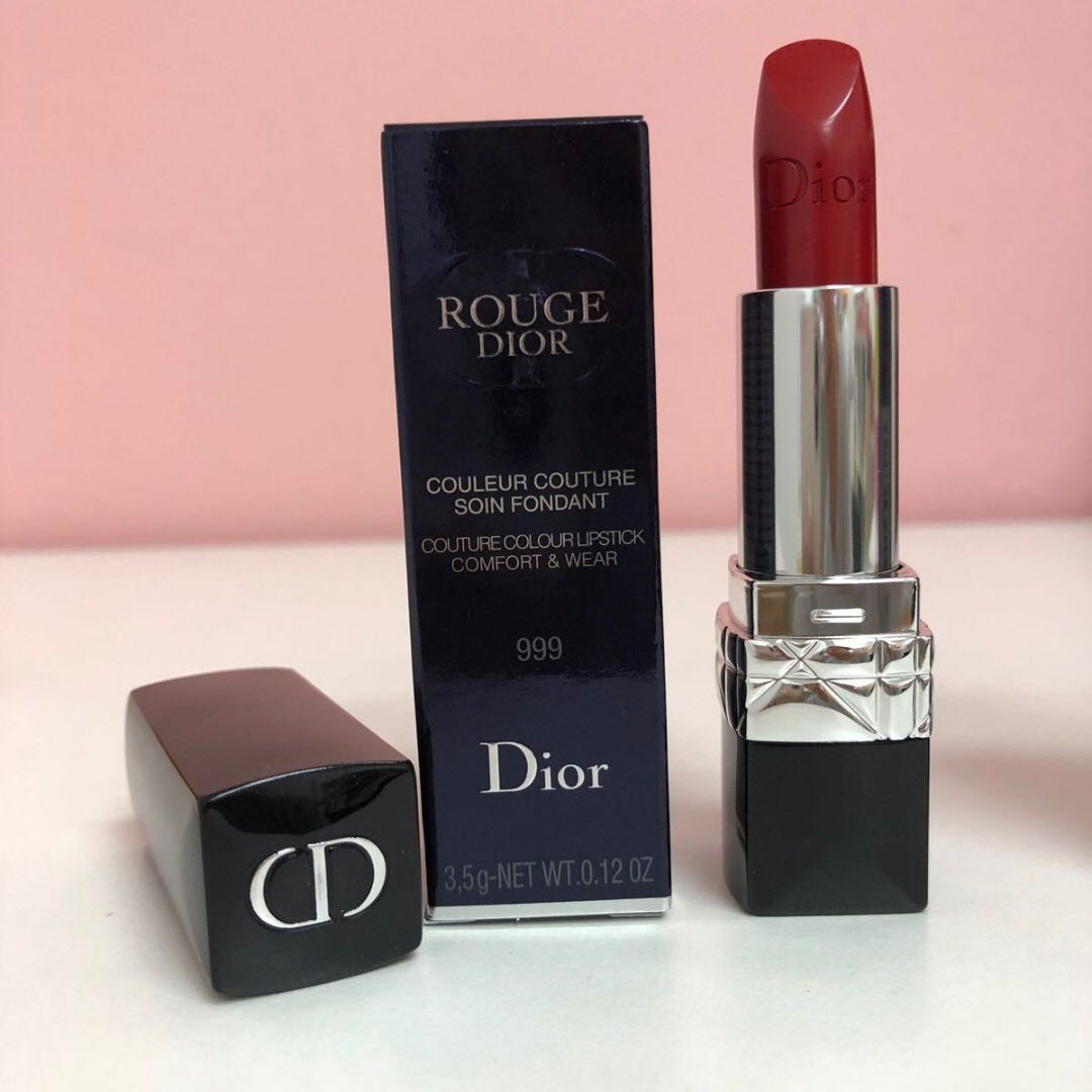 rouge dior couleur couture soin fondant 999