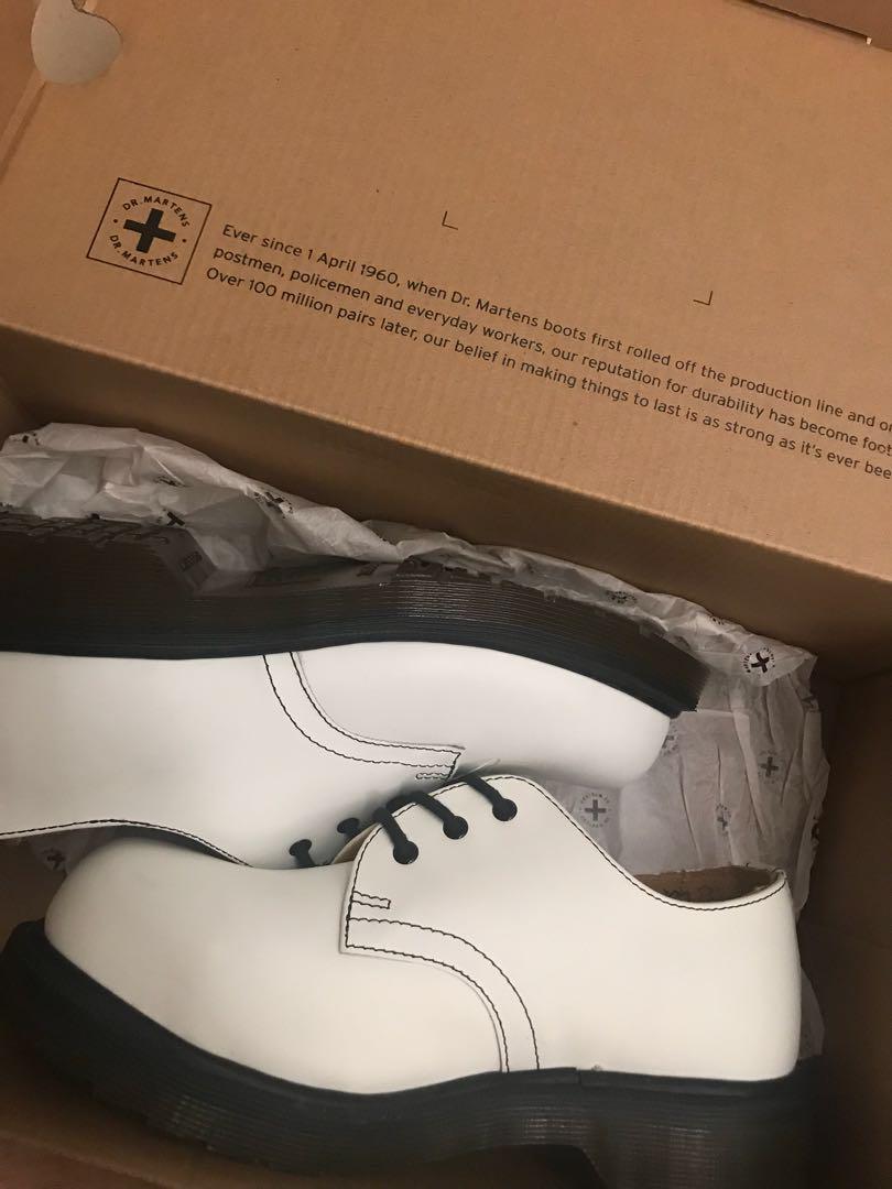 Dr MARTENS WHITE BLANC CORE, Women's Fashion, Footwear, Boots on