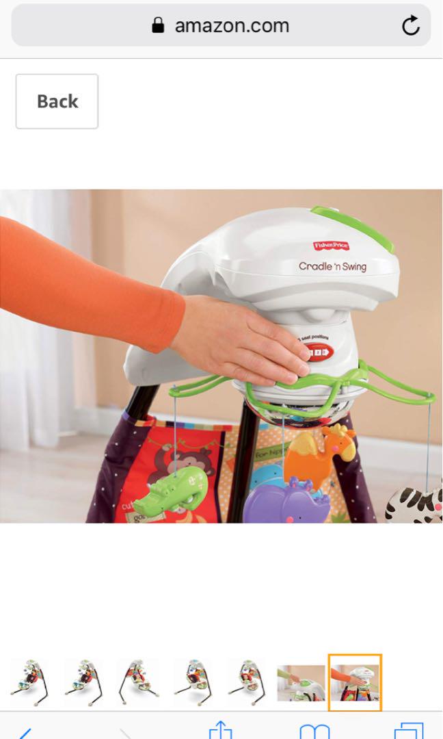 Electric Baby Swing Fisher Price Luv U Zoo Cradle Swing