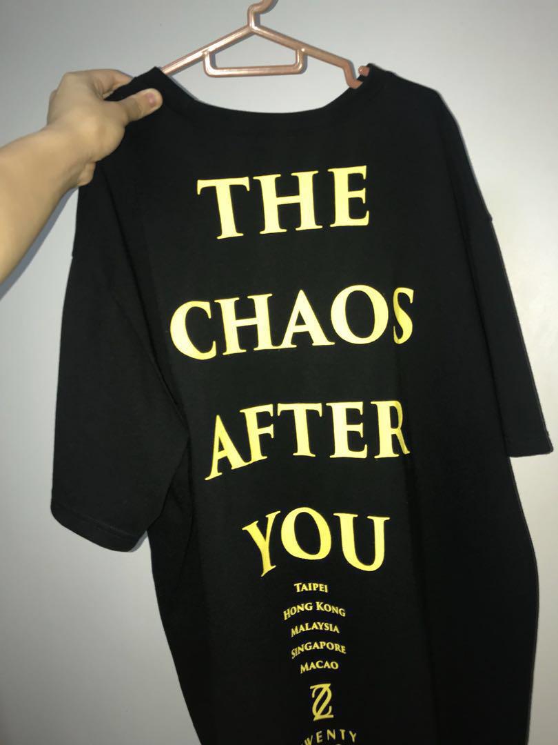 Eric Chou The Chaos After You Oversized Tee Men S Fashion Tops Sets Tshirts Polo Shirts On Carousell
