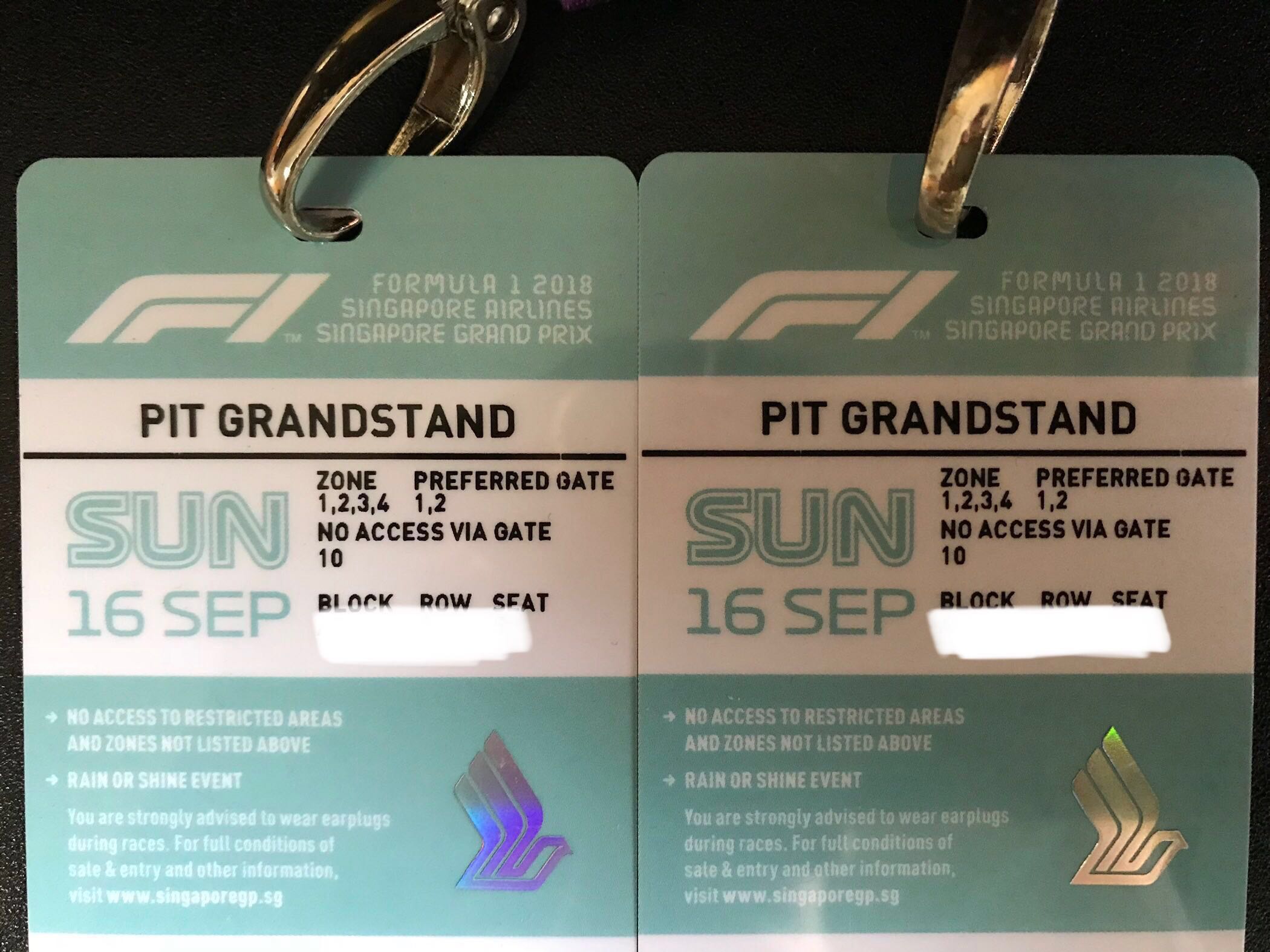 F1 Pit Grandstand Tickets x2, Tickets & Vouchers, Event Tickets on ...