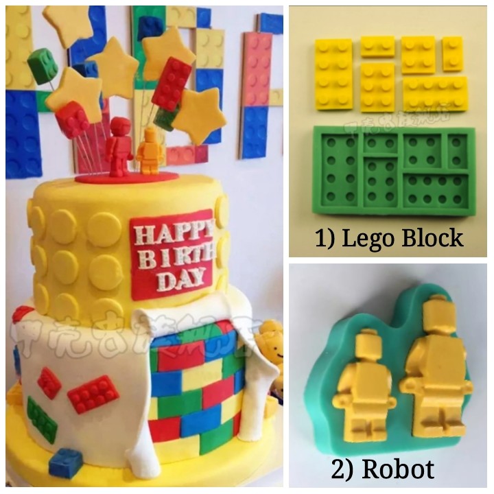 Lego fondant mould deals
