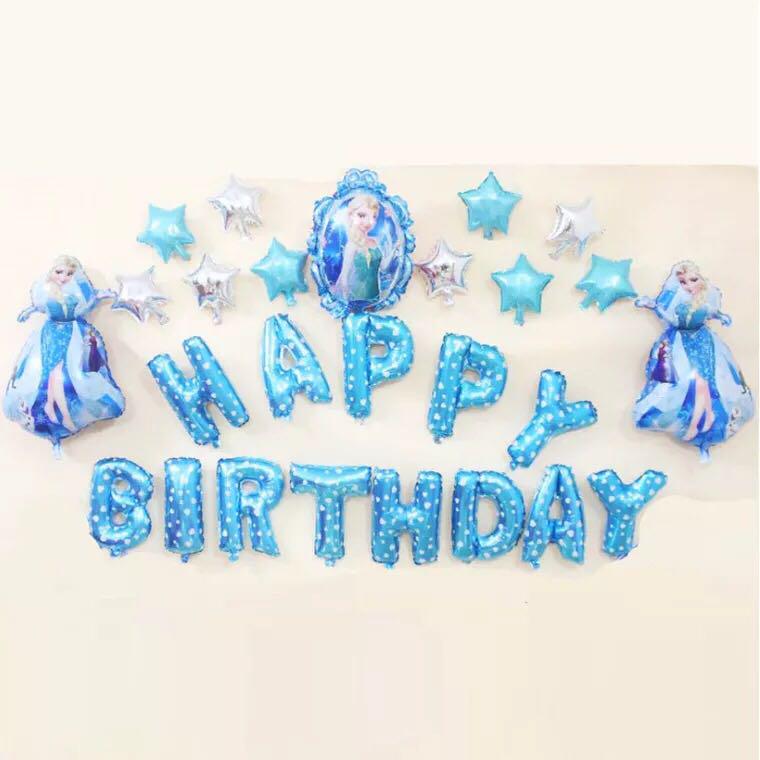 Frozen Kids Birthday Wall Decor Girl Design Craft Others On