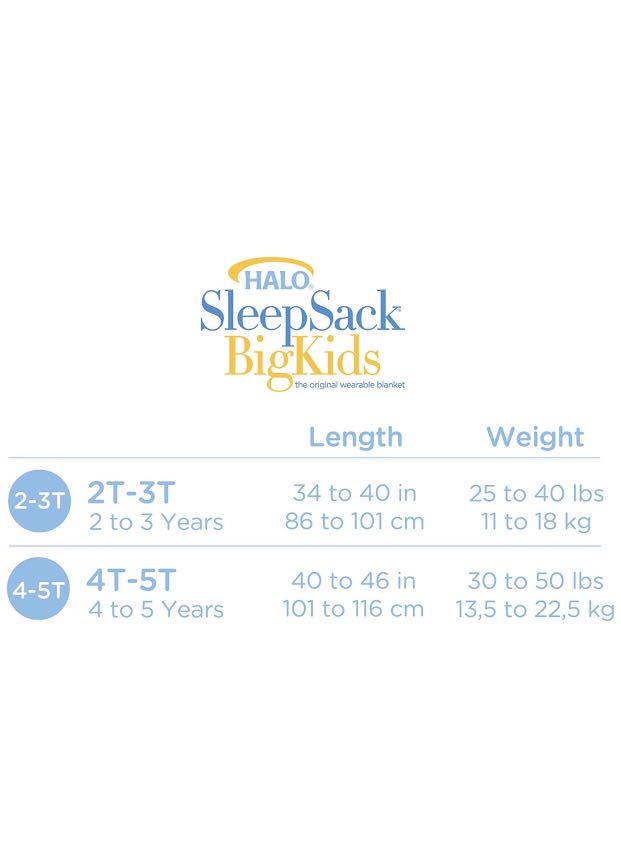 Halo big clearance kid sleepsack lightweight
