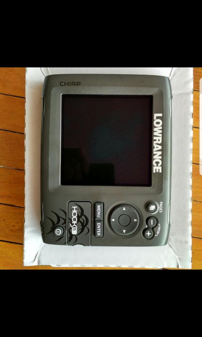 Hook 5 CHIRP Fish Finder/sonar/Gps/Map Plotter., Everything Else on  Carousell