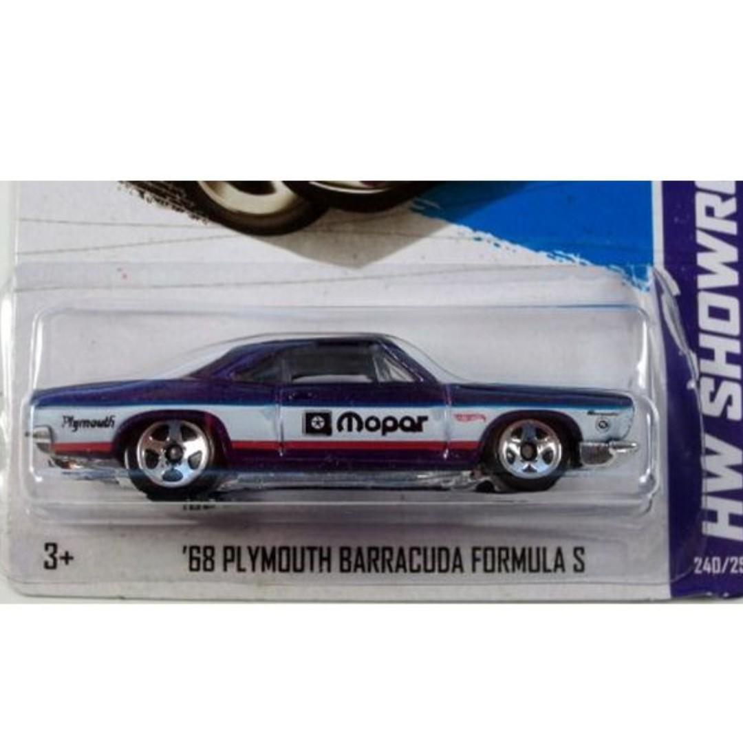 hot wheels 68 plymouth barracuda formula s