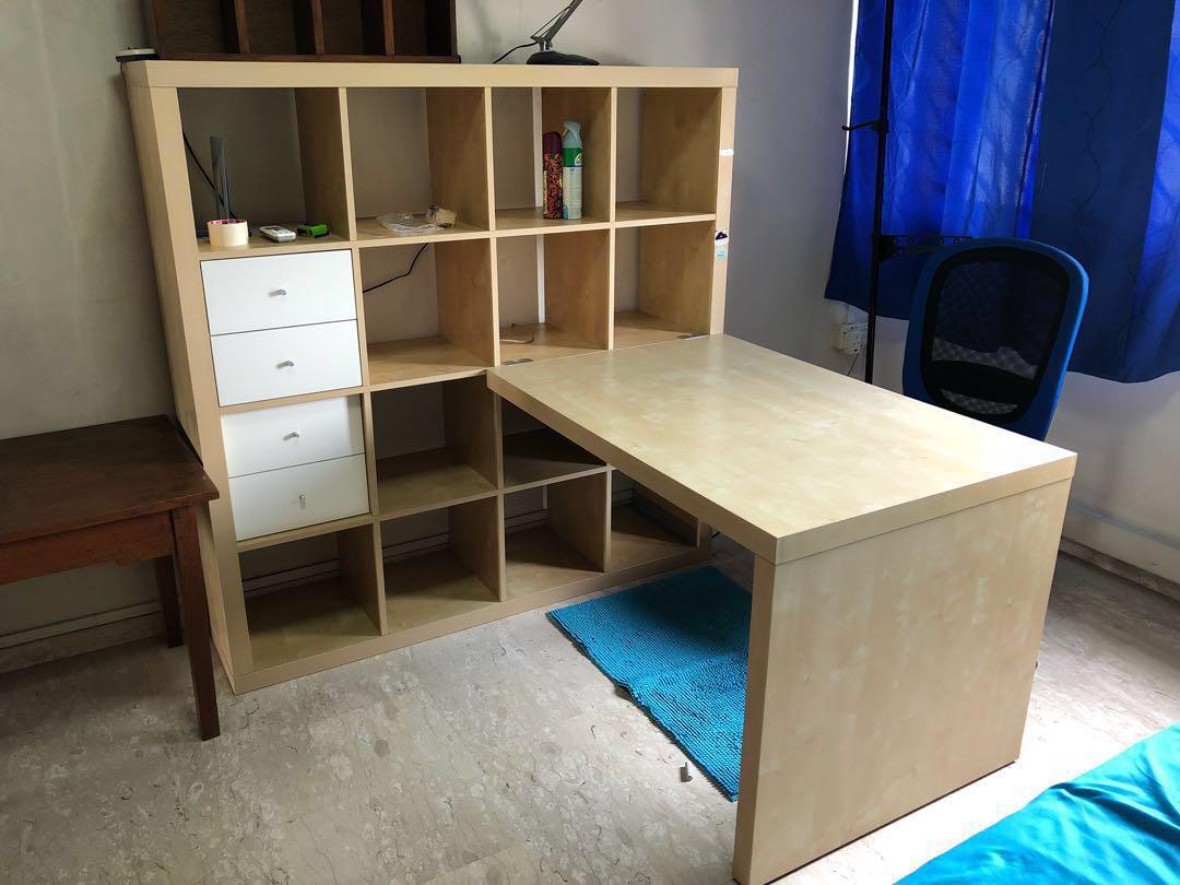 IKEA KALLAX Desk Attachment (DESK ONLY) Desks Langley,, 57 OFF