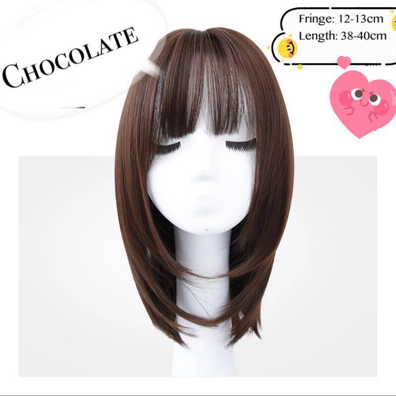 In Stock Shoulder Length Synthetic Wig Multiple Colours Full