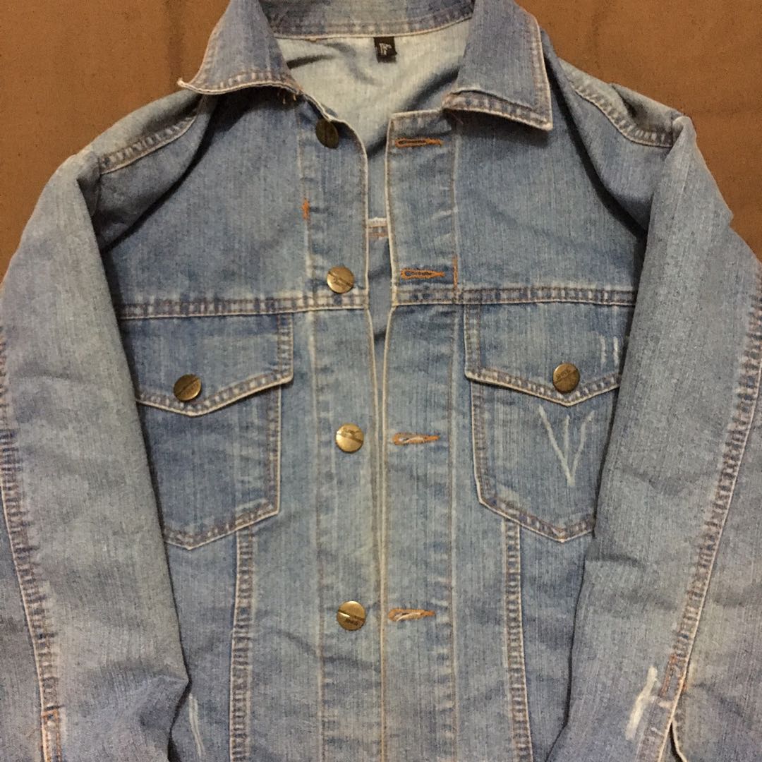 oversize jaket jeans